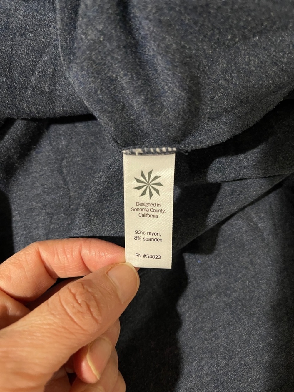 Athleta Navy Wrap-Style Midi Skirt Size XS Like New Condition - Picture 8 of 9